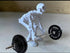QWZFirst T13 5.12-in Sets (1pcs) Skeleton Action Figure, Movable Articulated Human Skeleton, Action Figure Wearing
