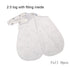 (3-12M) 2.5 Baby Sleeping Sack Long Sleeves Tog Warm Newborn Sleeping Bag with Arms Quilted Swaddle Wearable Blanket