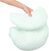 Pregnancy Support Pillow with Cooling Effect Comfortable Waist Cushion for Side Sleeping Maternity Pillow for Pregnant