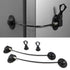 2 Pack Refrigerator Lock with Magnetic, Child Safety Locks for Fridge Freezer Door, Convenient, Black