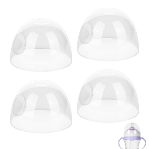 PEUTIER 4PCS Baby Bottle Cap Replacement Cover for Avent Natural Bottles 4oz &