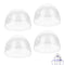 PEUTIER 4PCS Baby Bottle Cap Replacement Cover for Avent Natural Bottles 4oz &