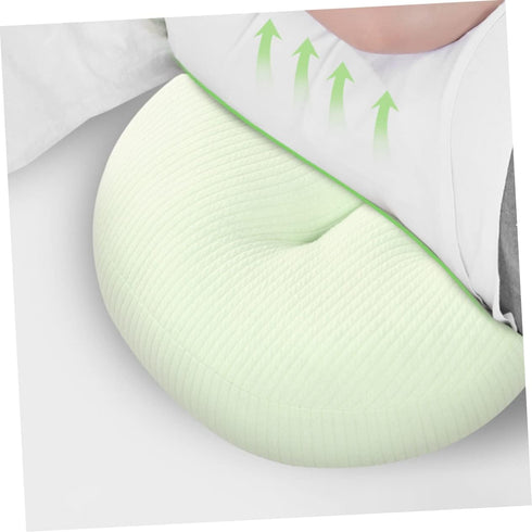 Levemolo U-Shaped Pregnancy Pillow Lumbar Support Multi-Functional Maternity Waist Pad for Side Sleeping Comfortable