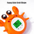 Wemay Bath Thermometer with Room Temperature Tri-color Backlit Display Fahrenheit and Celsius Lovely Crab Shape float
