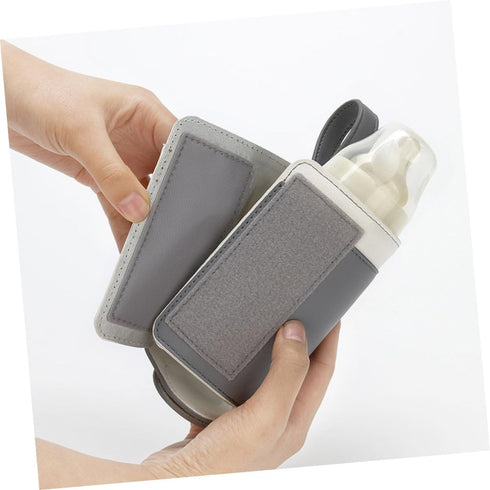 Portable Baby Bottle Warmer Bag USB Heated Milk Bottle Holder for-the-Go Adjustable Temperature for Breastmilk for Car