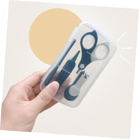 Set ORFOFE Nail Clippers Fingernail Scissors with Ergonomic Handle Portable Grooming Kit for Includes Nail File