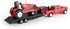 Case IH 1/64 47569 Red Menace Pulling Tractor with Pickup Truck & Trailer