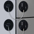 AOSITE Refrigerator Lock, Combination Black Combo Locks for Adults, 2 Pcs Child Safe