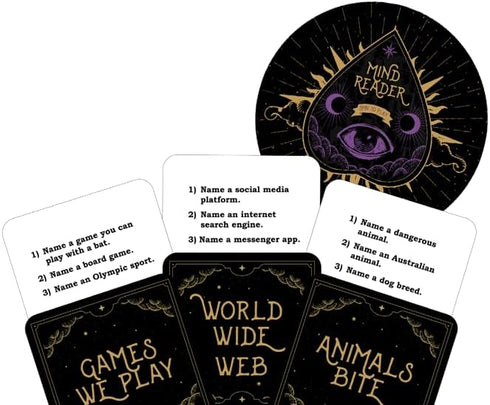 New Game! MIND READER – Fun Psychic Mind Meld Family Party Game for Kids, Teens, Adults, Perfect for Game Night
