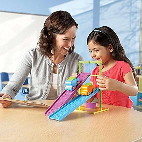 Set Learning Resources STEM Force & Motion Activity - Toddler Sensory Toys, Critical Thinking, Problem Solving