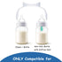 2 Count Compatible Bottle Handles for Philips Avent Anti-Colic AirFree Vent Baby Bottles, (White)