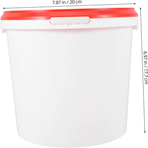 PRETYZOOM Refillable Wipe Dispenser Bucket for Travel Lightweight Plastic Container for Diapers and Wipes Portable
