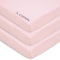 American Baby Company 3 Pack Fitted Mini Crib Sheet, 24" x 38", Soft Breathable Neutral 100% Cotton Jersey, Pink