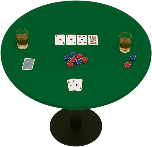 Felt Card Game Table Cover for Playing Cards Poker, Mahjong, Domino, Bridge