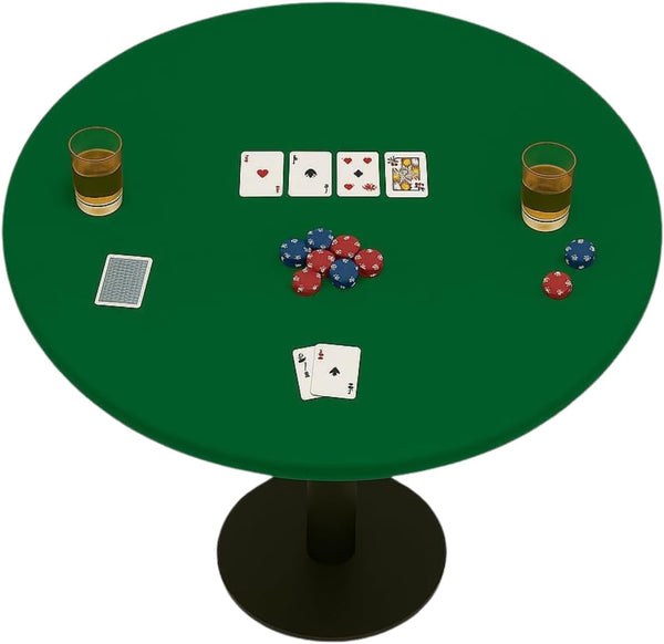 Felt Card Game Table Cover for Playing Cards Poker, Mahjong, Domino, Bridge