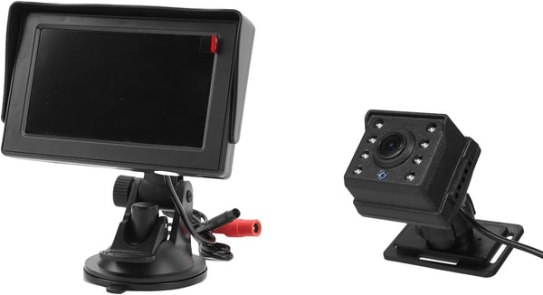 FAUOSWUK Baby Car Camera 4.3" Monitor with 1080P HD Night Vision 360 Rotation