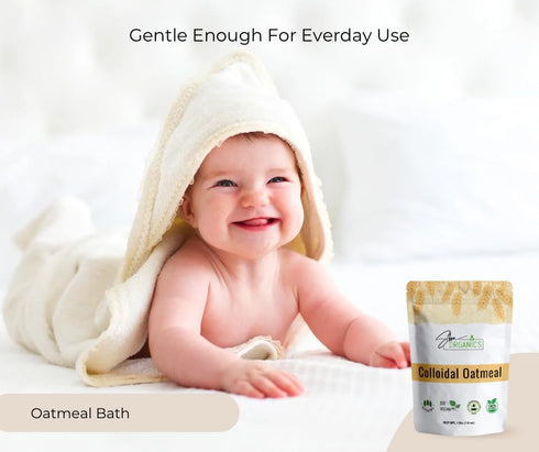 16 Pack 1 Shea Organics Colloidal Oatmeal Powder | Gentle Soothing Bath Treatment for Sensitive Skin | Natural Oat Bath