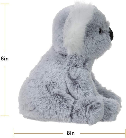 Apricot Lamb Toys Plush Gray Plush Koala Stuffed Animal - Soft Cuddly Perfect for Child - 8 Inches