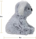 Apricot Lamb Toys Plush Gray Plush Koala Stuffed Animal - Soft Cuddly Perfect for Child - 8 Inches