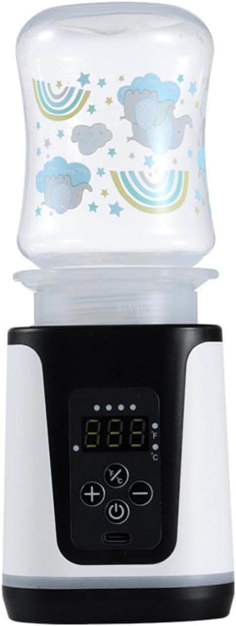 MENGLANSI Fast Heating Portable USB Bottle Warmer Automatic Design for Parents with Night Lamp