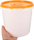 Travel Tissue Dispenser Portable Round Jar Container Baby Wipe Dispenser Refillable Diaper Wipe Case Mini Trash Can