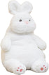 ARELUX 22in Large Bunny Plush Stuffed Animal Hugging Pillow - Soft Giant Fluffy Pillow for Friends Dormitory