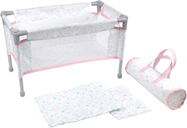 JC Toys - Berenguer Boutique | Travel Folding Crib - Playpen with