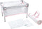 JC Toys - Berenguer Boutique | Travel Folding Crib - Playpen with