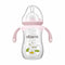 Oberni Baby Bottles, Weighted Straw Toddler Milk Bottles with Non-Slip Handle, Size
