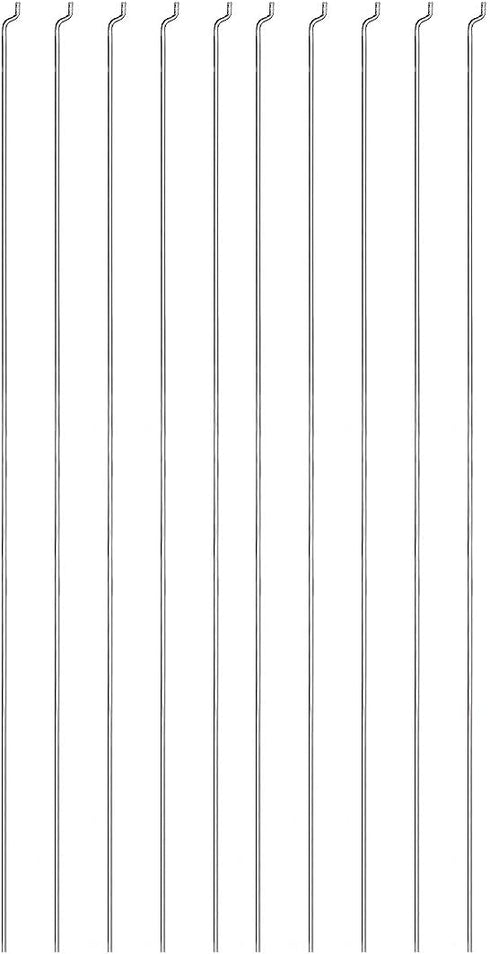 uxcell 1.5mm x 300mm Steel Z Pull/Push Rods for RC Airplane, Boat Replacement, Pack of 10