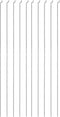 uxcell 1.5mm x 300mm Steel Z Pull/Push Rods for RC Airplane, Boat Replacement, Pack of 10