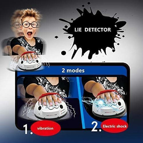 JULAN Upgrade Micro Electric Shocking Lie Detector, Tricky Novelty Game, Polygraph Test Truth Or Dare Party Analyzer
