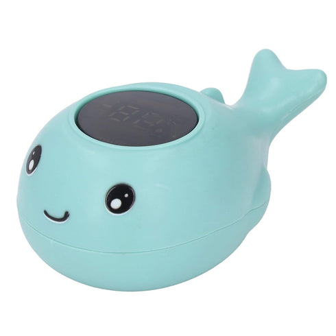Dan&Dre 3 Baby Bath Thermometer with LED Display, Cartoon Shape, Blue Whale Design, Premium Material with Color Water