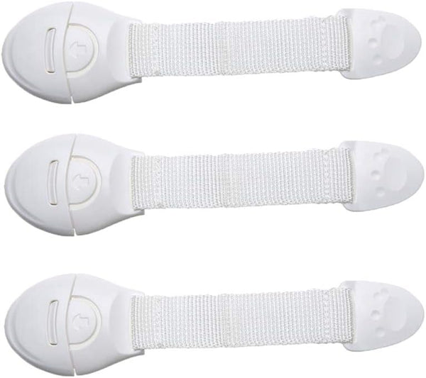 AKOAK 3 Pcs Child Safety Locks, Baby Care Accessories for Refrigerator, Drawer, Door