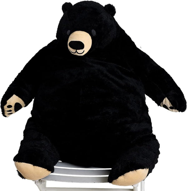 MIAOHAHA Teddy Bear Plush Toy Teddy Bear Black Stuffed Animal Doll Home Decor