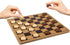 The Dreidel Company Classic Wooden Board Games, Great for Prizes, 10" (Wooden Checkers)