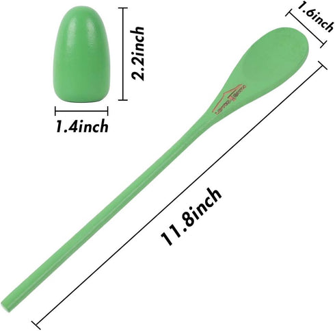 LovesTown 12 Pcs Egg Spoon Race Game Sets - Wooden Balance Relay Games for Kids