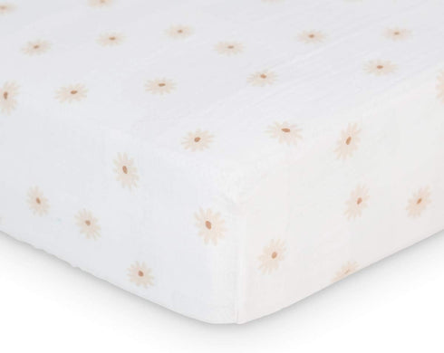 Lulujo Muslin Crib Sheets - Fitted Crib Mattress Sheets for Boys and