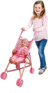 16 Inch Set Dolls To Play My First Baby Doll Stroller, Soft Body Baby Doll Included Fun Play Combo for Babies, Infants