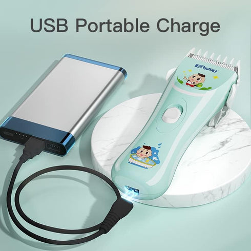 ENSSU Baby Hair Clippers - Lower Noise Haircut Trimmers for Children with Autism, Waterproof Hair Cutting Kits