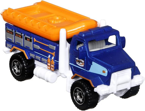 Matchbox Hitch & Haul Die-cast Vehicle Playset - Deep Sea Diver Shark Attack Rescue 7 Piece Set with Truck and Jet Ski