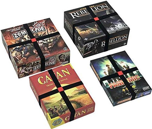 Premium Elastic Box Bands - Board Game Storage Solution for RPGs, Tabletop Games, and Other Boxes (Set of 5)