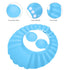 Srliya Baby Shower Shampoo Bath Cover Soft Adjustable Visor Hat for Toddlers Silicone Hair Sun Ear for Kids (Blue)