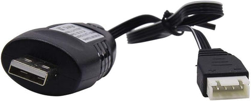 Blomiky 2 Pack 3S 1.5A USB Charger Cable - Suitable for RC Car, Boat, Airplane, Drone, 11.1V USB