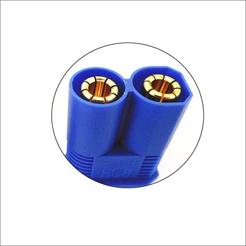 5 Pairs EC8 Banana Plug Connectors, 8.0mm Gold Bullet Connector for RC ESC LIPO Battery Device Electric Motor