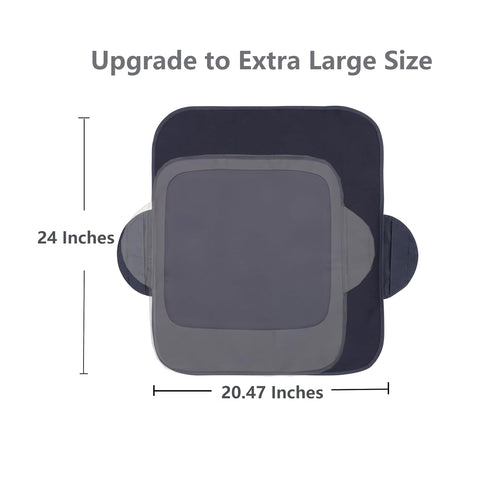 WOMUMON Extra Large Booster Chair Cover, Dining Chair Seat Protector Cover for Booster Seat, Non-Slip Backing
