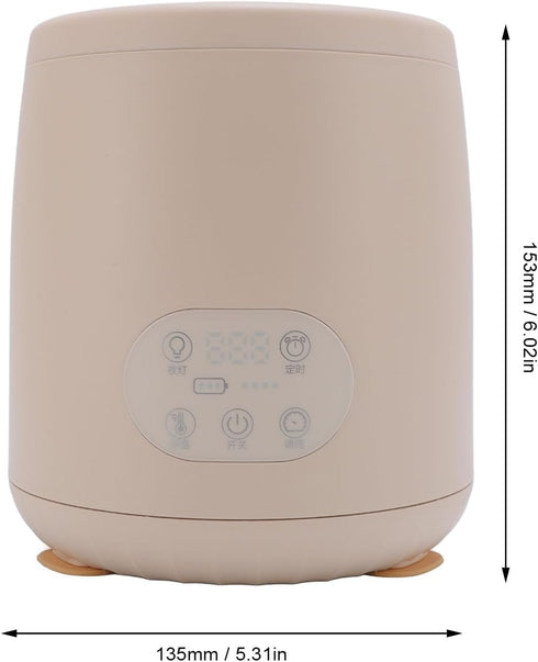 TOPINCN Automatic Mixing Electric Baby Bottle Warmer Rechargeable Automatic Baby Bottle Shaker Smart Milk Powder Milk