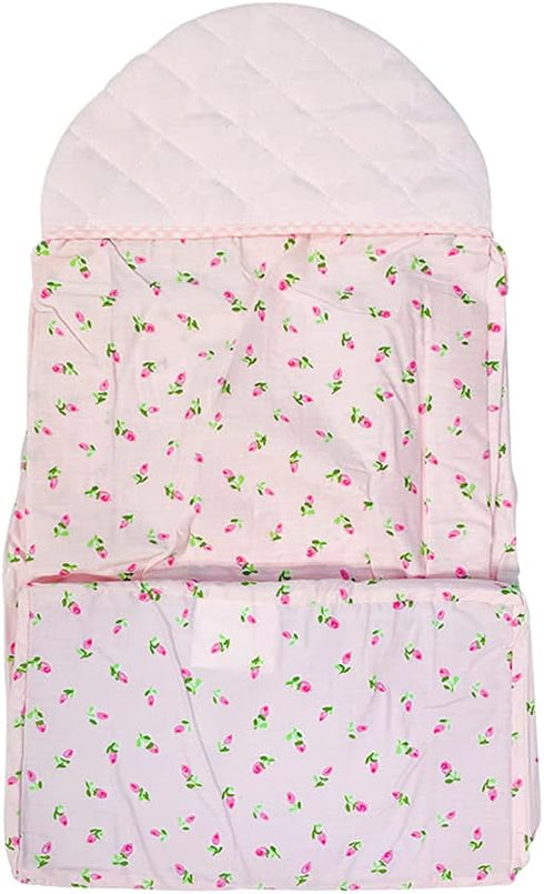 CribMATE 1 Pink Diaper Stacker Storage Bunny Crib Hanging Diaper Organizer Baby Girl PC