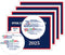 LPPROTECTOR Mahjong Cards 2025, 4pcs Official Revision- Large Print, Easy-to-Read - American Mah