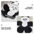 Healeved Bath Mat Comfortable Cartoon Panda Shaped Cushion for Newborns Non-Slip Design Easy to Clean Soft Bath Pad
